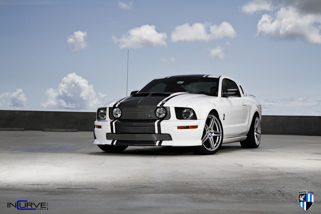 Incurve Wheels IC-S5 Silver on Ford Mustang Cobra